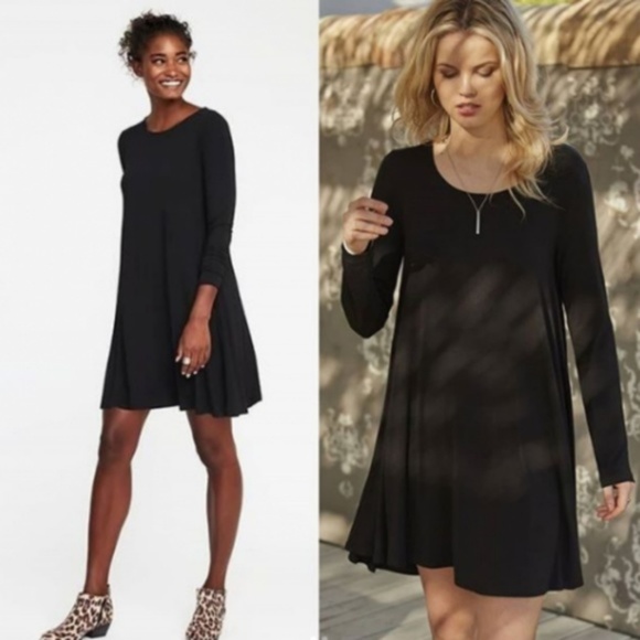 NWT Black Jersey Swingdress Oldnavy -Petite Medium - Picture 4 of 4
